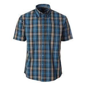 Gioberti Men's Plaid Short Sleeve Shirt - 1 of 2