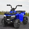 Costway Kids Ride On ATV Quad 4 Wheeler Electric Toy Car 6V Battery Power Led Lights - 2 of 4