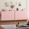 Jojoka 8-Drawer Dresser for Bedroom & Closet Tall Chest with Soft-Close Glides, Drawer Organizer Dresser for Living Room, Closet, Hallway - 4 of 4