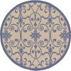 Unique Loom Outdoor Botanical Gate Border Woven Area Rug - 2 of 4
