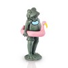 SPI Home Beach Buddy Frog Sculpture – 19.5-Inch Cast Aluminum Garden Decor with Coastal Theme and Relaxed Pose - 2 of 4