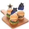 Big Dot of Happiness Starry Skies - Dessert Cupcake Toppers - Gold Celestial Party Clear Treat Picks - Set of 24 - 3 of 4