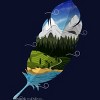 Junior's Design By Humans Wherever wind takes me By Sebasebi T-Shirt - 2 of 3