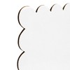 Sparkle and Bash 25 Pack White Foil Cake Boards, Scalloped Rectangle Dessert Base (14" x 10") - 4 of 4
