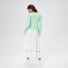 Women's V-Neck Knotted Long Sleeve Blouse - Wild Fable™ - 2 of 4