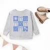 The Juniper Shop Nautical Checkered Coquette Youth Sweatshirt - 3 of 4