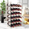 Sorbus 6-Tier Classic Style Stackable Wine Rack - Perfect for Bar, Wine Cellar, Basement, Cabinet, Pantry, etc - Hold 24 Bottles - 2 of 4