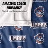 University Of Mary Logo Pattern Silky Touch Blanket White 50x60 - 4 of 4