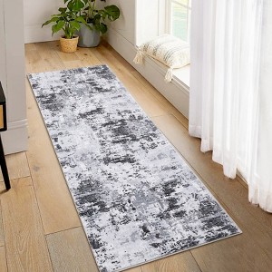 Washable Modern Abstract Large Living Room Rugs, Soft Washable Non Slip Bedroom Carpet for Home Office - 1 of 4