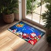 1 PCS of Christmas letter printed door mat with different sizes, absorbent, anti slip, wear-resistant decorative door mat suitable for doorways - 4 of 4