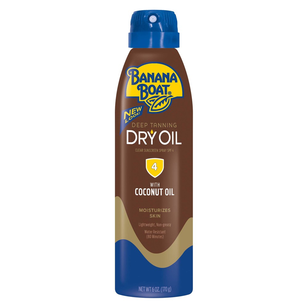 UPC 079656046632 product image for Banana Boat Deep Tanning UltraMist SPF4 Clear Dry Oil Sunscreen | upcitemdb.com