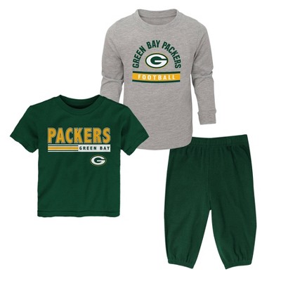 Packers Long Sleeve Shirt and Pants Set (12M-4T) – babyfans