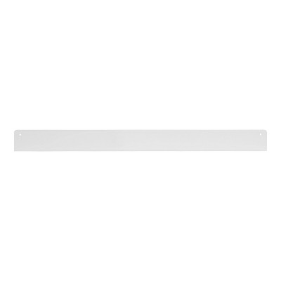 White 39" Modern Metal Floating Wall Shelf