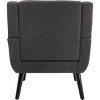 Streamdale Modern Soft Linen Material Ergonomics Accent Chair Living Room Chair Bedroom Chair Home Chair - 4 of 4