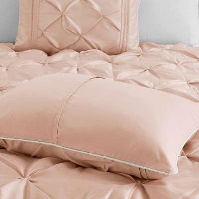 Blush King Microfiber Down Alternative 24-Piece Bedding Set