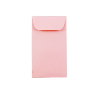 JAM Paper #6 Coin Business Envelopes 3.375 x 6 Baby Pink 356730562 - 1 of 2