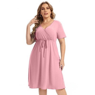 Women's Plus Size  A Line Flowy Party Midi Dresses