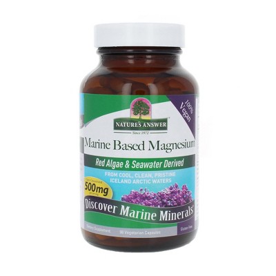 Nature's Answer Marine Based Mag Caps, Vegetarian Capsules, 90 Count
