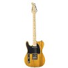 Sawtooth ET Series Left-Handed Electric Guitar, Butterscotch with Black Pickguard - image 2 of 4