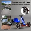 TopComfy Baby Walkers Kids Go Kart Folding Design Outdoor Ride On Toy Adjustable Seat Four Non Slip Wheels for Boys And Girls, Blue, 34.2"*13"*8.8" - 4 of 4