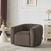 Christopher Knight Home Zarabel Indoor Modern Upholstered Swivel Accent Barrel Club Chair - 2 of 4