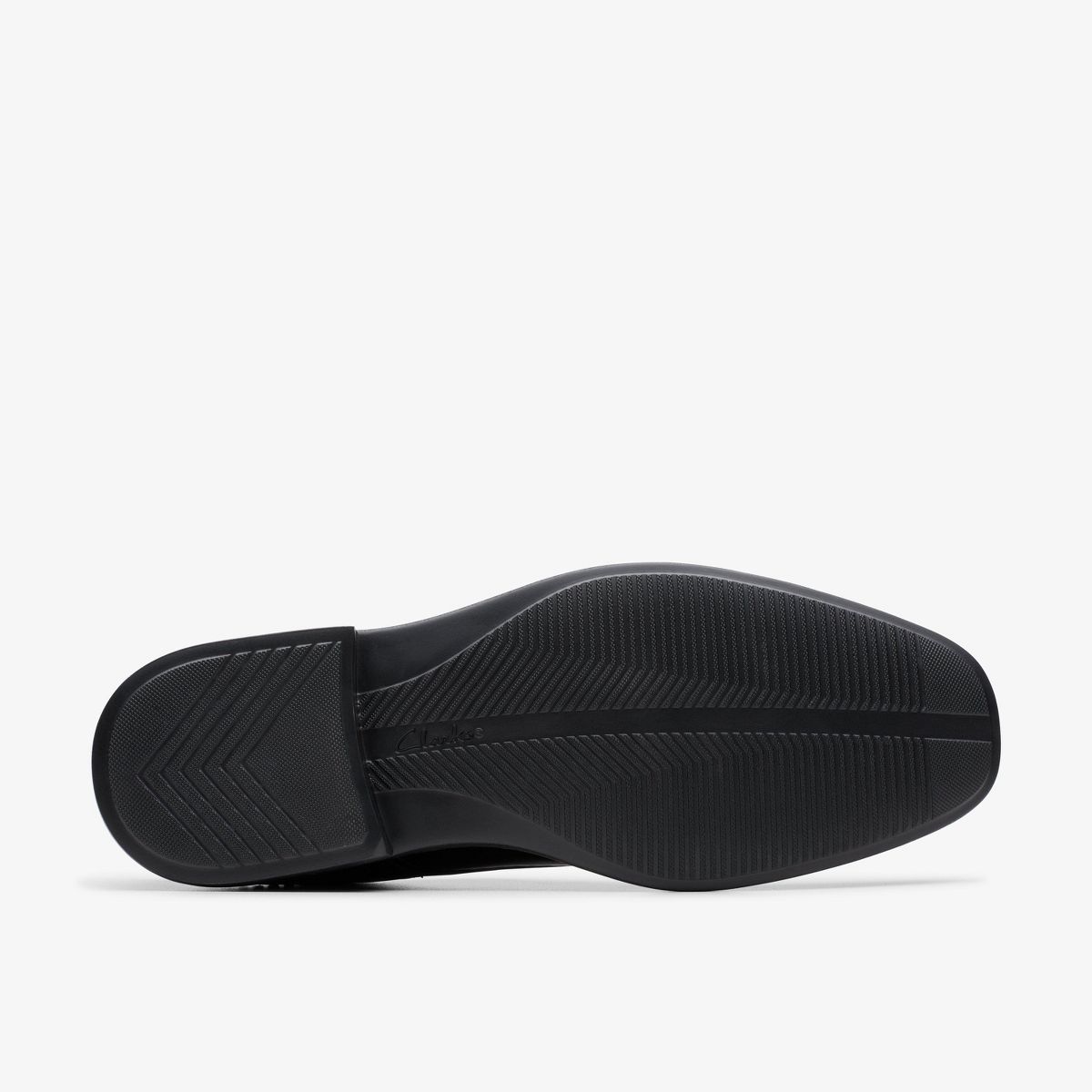 Clarks Mens Dresslite Cap Black Leather Shoes - thumbnail 4