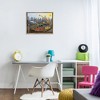 Stupell Industries Construction Trucks Skyline Floating Frame Canvas Art - 3 of 4