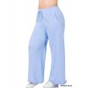 Women's French Terry Wide Leg Lounge Pants - ZENANA - 2 of 2