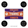 Evergreen Come Back with Tickets Clemson University 28" x 16" Woven PVC Indoor Outdoor Doormat - 3 of 4