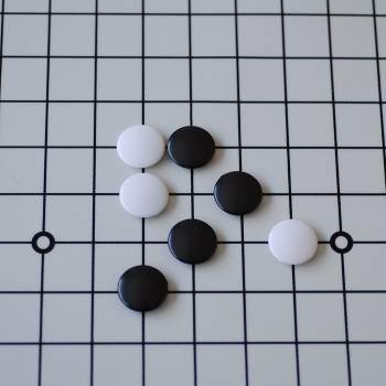 WE Games GO Stones - Large Size Made of ABS Plastic