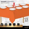 Plastic Tablecloth Disposable, Tablecloths for Rectangle Tables 54 inch. x 108 inch. Fits Tables Up to 8 Feet, Table Cloth for Party - SparkSettings - 3 of 4