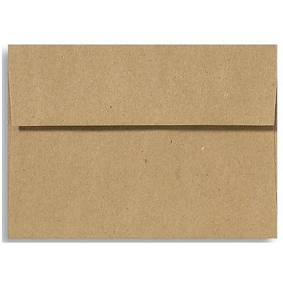 LUX A6 Invitation Envelopes 4 3/4 x 6 1/2 50/Box Grocery Bag 4875-GB-50