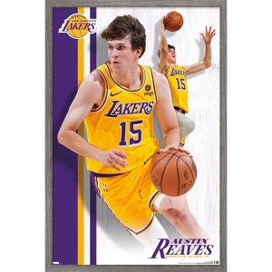 Trends International NBA Los Angeles Lakers - Austin Reaves 24 Framed Wall Poster Prints - 1 of 4