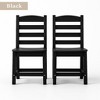 Hrinhom 2-Piece Outdoor Chairs,Modern Patio Chairs with HDPE Frame - 2 of 4
