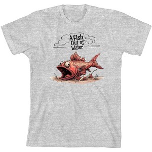 Fish Out of Water Youth Crew Neck Short Sleeve Tee - 1 of 2