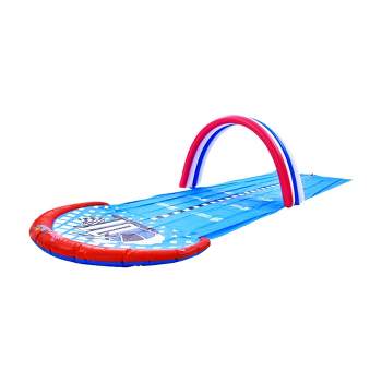 Pool Central Inflatable Ground Race Track Water Slide - 16' - 2-Person
