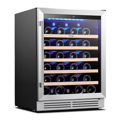 Yeego 24 Inch Wide 52-Bottles Built-In Wine Cooler Refrigerator