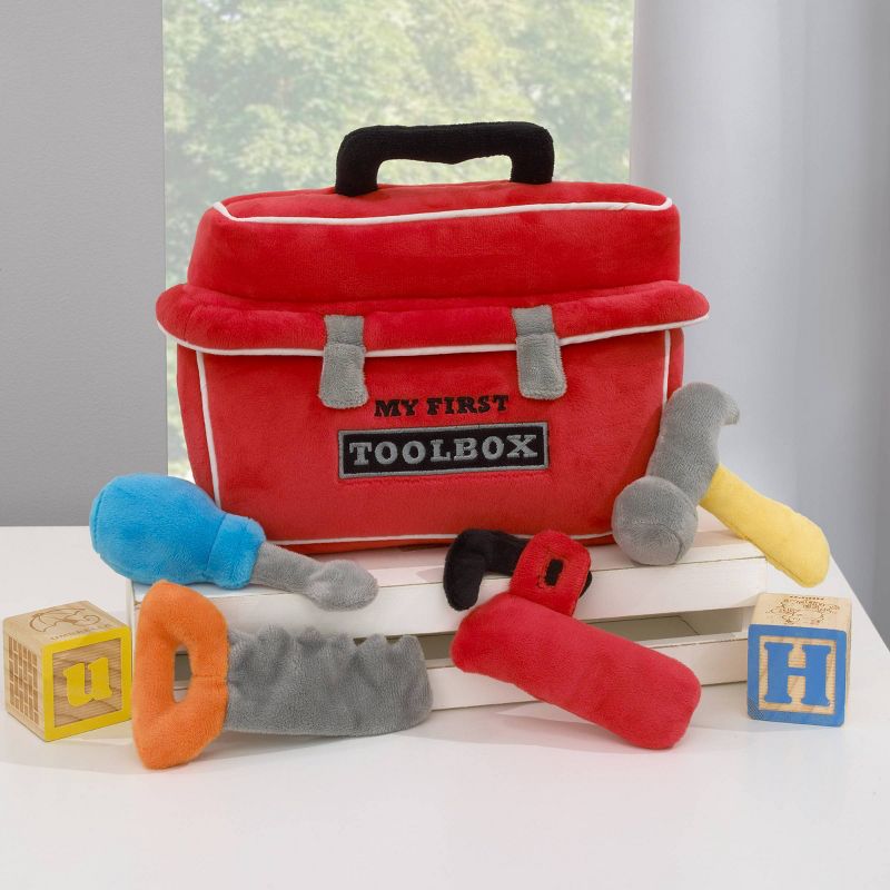 Little Love by NoJo My First Toolbox Toy Set - Red Plush - 5pc, 5 of 6