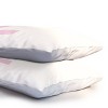 Deny Designs King April Lane Art Block Pink Monogram L Microfiber Printed Pillow Sham - 3 of 3