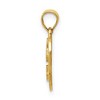 Black Bow Jewelry 14k Yellow Gold I Love You Heart Charm or Pendant, 14mm - 2 of 4