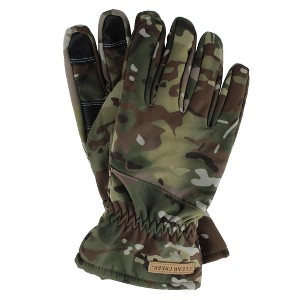 Clear Creek Men's Woven Stretch Camo Print Winter Texting Glove - 1 of 3