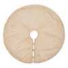 Yuletide Burlap Tan Tree Skirt 36 VHC Brands - 2 of 3