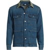Lands' End Men's Blanket Lined Denim Jacket With Corduroy Collar - 3 of 4