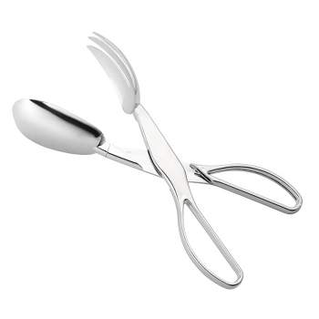 Smarty Had A Party Silver Disposable Plastic Serving Salad Scissor Tongs (50 Tongs)