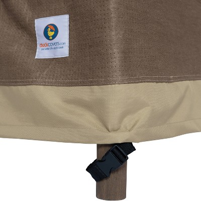 Elegant Waterproof Beige and Brown Patio Chair Cover