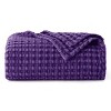 Bedsure | Rayon Derived from Bamboo Cooling Woven Waffle Blanket - 2 of 4