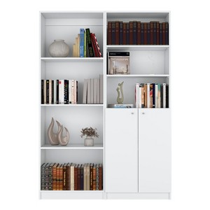 NicBex 7 Shelves File Cabinet with 1 Cabinet,Office Cabinet with Tier-Shelving Design,Modern Storage Cabinet,Filing Cabinet for Home Office - 1 of 4