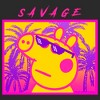 Men's Peppa Pig Savage Palm Trees T-Shirt - 2 of 4