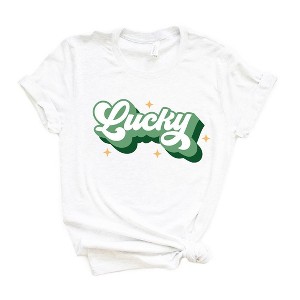 Simply Sage Market Women's Retro Lucky Short Sleeve Graphic Tee - 1 of 4