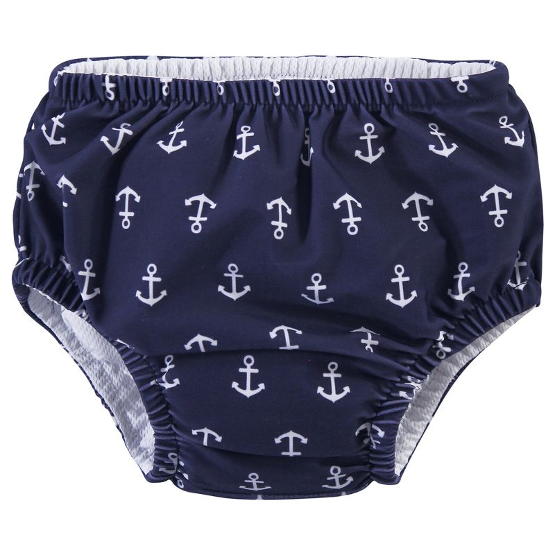 Hudson Baby Infant and Toddler Boy Swim Diapers, Anchors, 5 of 6
